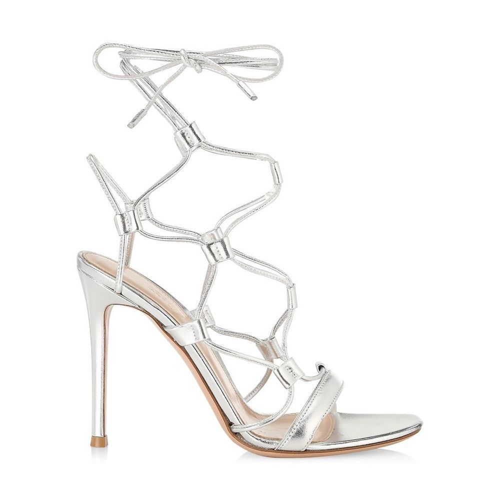 Gianvito Rossi Giza Nappa Silk Stiletto Heels EU 37 / US 7 $995